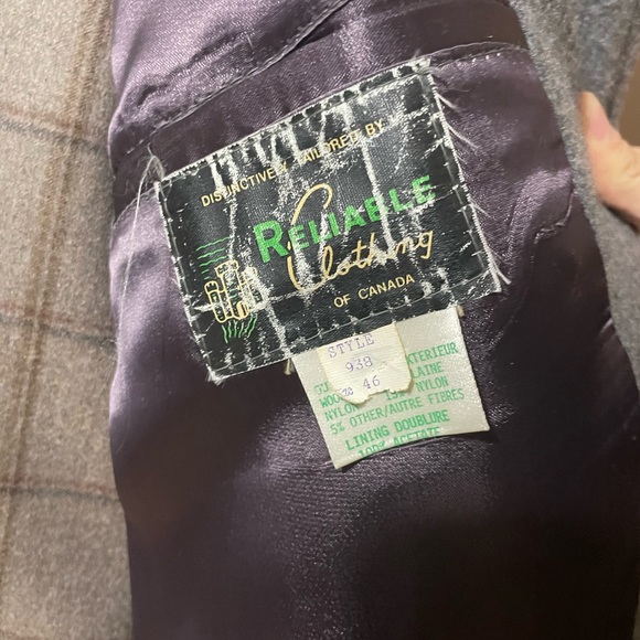 Reliable Clothing of Canada size 46/56EU/XL wool blend car coat - Picture 11 of 13